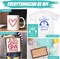 Fall Minis Silkscreen Stencil 8.5x11 Reusable Self-Adhesive Mesh Stencils
